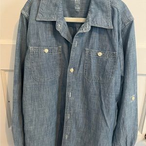 Kids Gap chambray shirt, like new!